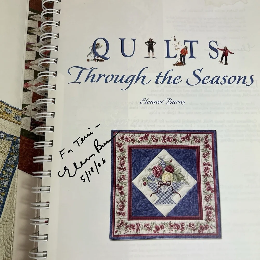 Quilts Through the Seasons Quilt Patterns Eleanor Burns Hardcover Book